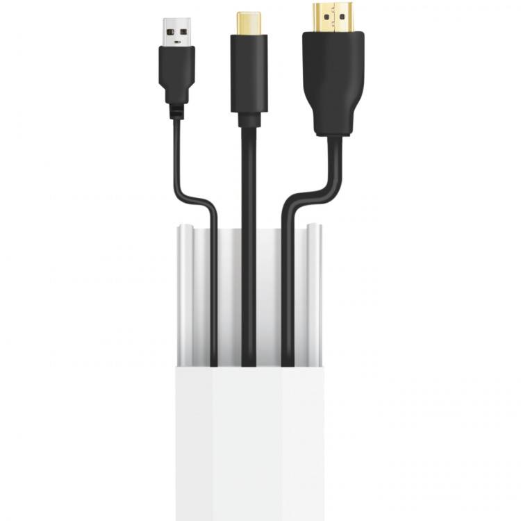 LogiLink Kabelkanal-kit 67 delar Vit