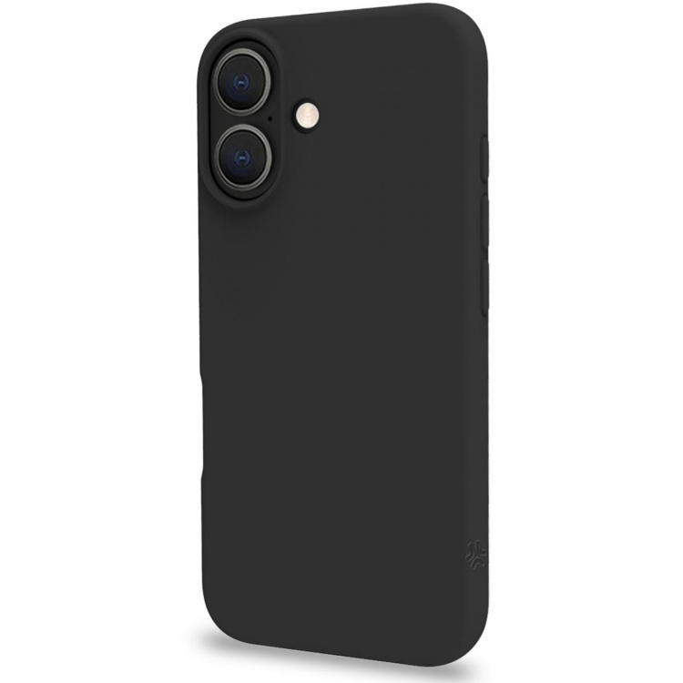 Celly Cromo Soft rubber case iPhone 16 Svart Celly Cromo Soft rubber case iPhone 16 Svart