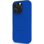 Celly Cromomag Magnetic Soft rubber case MagSafe iPhone 16 Pro Blå