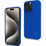 Celly Cromomag Magnetic Soft rubber case MagSafe iPhone 16 Pro Max Blå