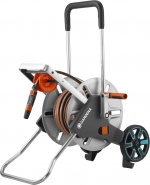 GARDENA CleverRoll M Easy Metal -letkuvaunu, 25 m Flex -letku