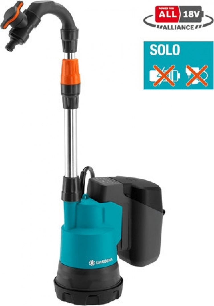 GARDENA 2000/2 18V P4A -sadevesipumppu, ilman akkua GARDENA 2000/2 18V P4A -sadevesipumppu, ilman akkua