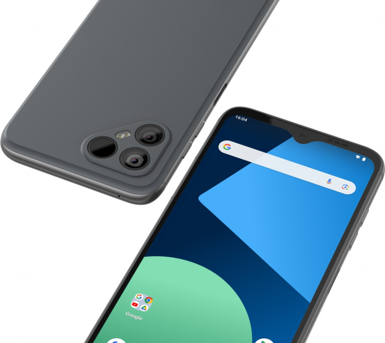 Fairphone 4 5G -puhelin, 128/6 Gt, harmaa