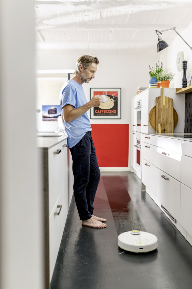 Kärcher RCV 3 robotti-imuri moppaustoiminnolla Kärcher RCV 3 robotti-imuri moppaustoiminnolla