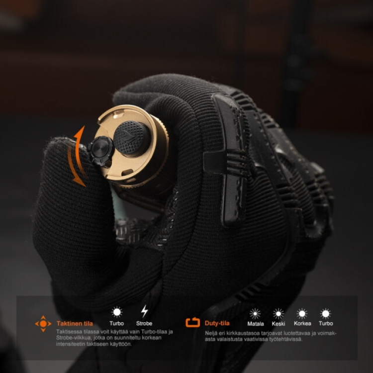 Fenix TK20R UE -taskulamppu, 2800 lm, harmaa