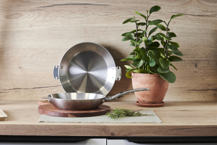 De Buyer Mineral B LOQY paistinpannu, 24 cm, hiiliteräs