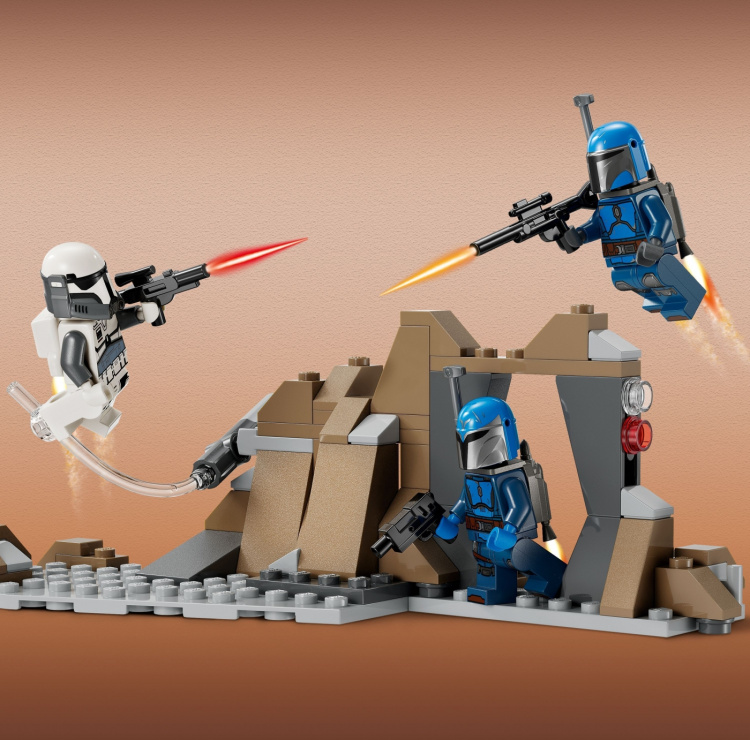 LEGO Star Wars 75373 - Väijytys Mandalorella – taistelupakkaus