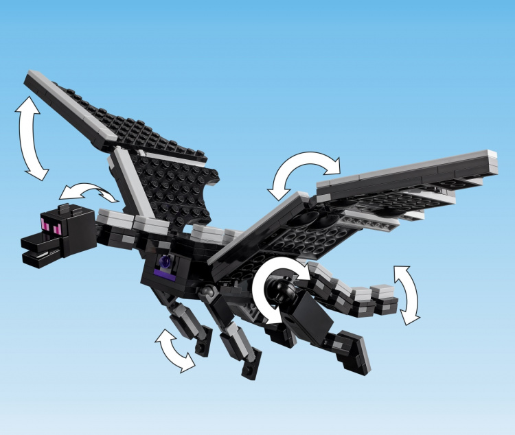 LEGO Minecraft 21264 - Äärilisko ja Äären alus LEGO Minecraft 21264 - Äärilisko ja Äären alus