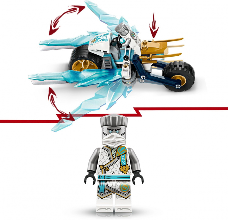 LEGO Ninjago 71816 - Zanen jäämoottoripyörä LEGO Ninjago 71816 - Zanen jäämoottoripyörä