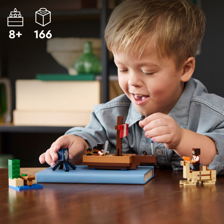 LEGO Minecraft 21259 - Merirosvolaivan matka