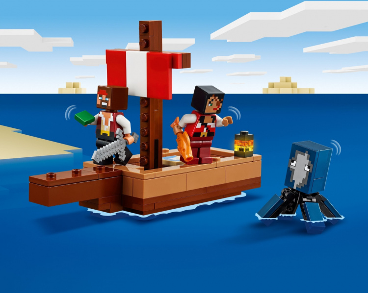 LEGO Minecraft 21259 - Merirosvolaivan matka