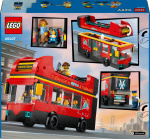LEGO City Great Vehicles 60407 - Punainen kaksikerroksinen turistibussi LEGO City Great Vehicles 60407 - Punainen kaksikerroksinen turistibussi