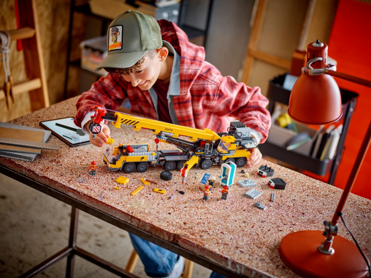 LEGO City Big Vehicles 60409 - Keltainen ajettava rakennusnosturi LEGO City Big Vehicles 60409 - Keltainen ajettava rakennusnosturi