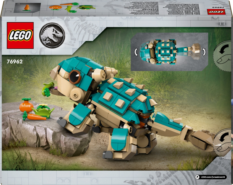 LEGO Jurassic World 76962 - Pikku-Bumpy: Ankylosaurus LEGO Jurassic World 76962 - Pikku-Bumpy: Ankylosaurus