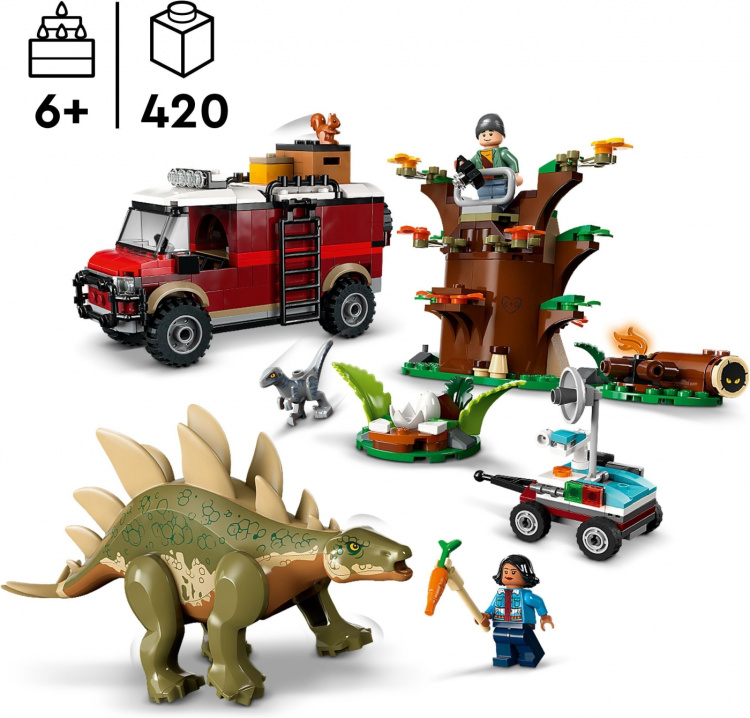 LEGO Jurassic World 76965 - Dinosaurus-operaatiot: Stegosaurus LEGO Jurassic World 76965 - Dinosaurus-operaatiot: Stegosaurus