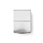 Nedis Verkkoliitin | CAT5e / CAT6 | Suojattu | RJ45 Naaras | RJ45 Naaras | Suora | Metalli | Laatikko