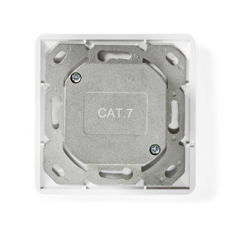 Nedis Verkon seinärasia | Flush Mount | 2-Porttinen port(s) | CAT7 | Suora | Naaras | Kullattu | PVC | Valkea | Laatikko Nedis Verkon seinärasia | Flush Mount | 2-Porttinen port(s) | CAT7 | Suora | Naaras | Kullattu | PVC | Valkea | Laatikko