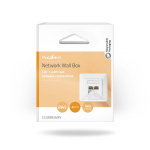 Nedis Verkon seinärasia | Flush Mount | 2-Porttinen port(s) | CAT7 | Suora | Naaras | Kullattu | PVC | Valkea | Laatikko Nedis Verkon seinärasia | Flush Mount | 2-Porttinen port(s) | CAT7 | Suora | Naaras | Kullattu | PVC | Valkea | Laatikko