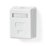 Nedis Verkon seinärasia | Pinta-asennus | 1-Port port(s) | STP CAT6 | Suora | Naaras | Kullattu | PVC | Valkoinen | Laatikko Nedis Verkon seinärasia | Pinta-asennus | 1-Port port(s) | STP CAT6 | Suora | Naaras | Kullattu | PVC | Valkoinen | Laatikko