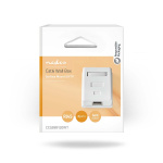 Nedis Verkon seinärasia | Pinta-asennus | 1-Port port(s) | STP CAT6 | Suora | Naaras | Kullattu | PVC | Valkoinen | Laatikko Nedis Verkon seinärasia | Pinta-asennus | 1-Port port(s) | STP CAT6 | Suora | Naaras | Kullattu | PVC | Valkoinen | Laatikko