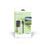 Nedis SCART Kytkentärasia | SCART Uros | 3x SCART Naaras | Niklattu | Maksimi kuvantarkkuus: 800x480 | 0.50 m | Pyöreä | PVC | Musta | Laatikko