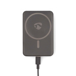 Nedis Virtapankki | 5000 mAh | Langaton lataus | 1.67 / 2.22 / 3.0 A | Lähtöliitäntöjen määrä: 1 | Lähtöliitäntä: 1x USB-C™ | Sisääntulon liitäntä: 1x USB-C™ | PD3.0 20W | Litium-Polymeeri