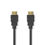 Nedis Premium High Speed HDMI ™ Kaapeli Ethernet | HDMI™ liitin | HDMI™ liitin | 4K@60Hz | 18 Gbps | 1.00 m | Pyöreä | PVC | Musta | Label Nedis Premium High Speed HDMI ™ Kaapeli Ethernet | HDMI™ liitin | HDMI™ liitin | 4K@60Hz | 18 Gbps | 1.00 m | Pyöreä | PVC | Musta | Label
