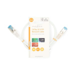 Nedis CAT6a verkkokaapeli | S/FTP | RJ45 uros | RJ45 uros | 0.50 m | Snagless | Pyöreä | LSZH | Valkoinen | Label Nedis CAT6a verkkokaapeli | S/FTP | RJ45 uros | RJ45 uros | 0.50 m | Snagless | Pyöreä | LSZH | Valkoinen | Label