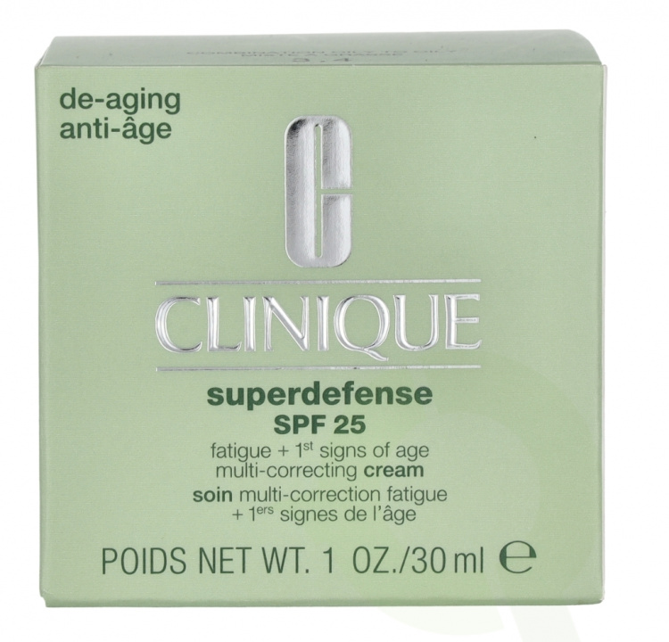 Clinique Superdefense Multi-Correcting Cream SPF25 30 ml Combination Oily To Oily 3,4