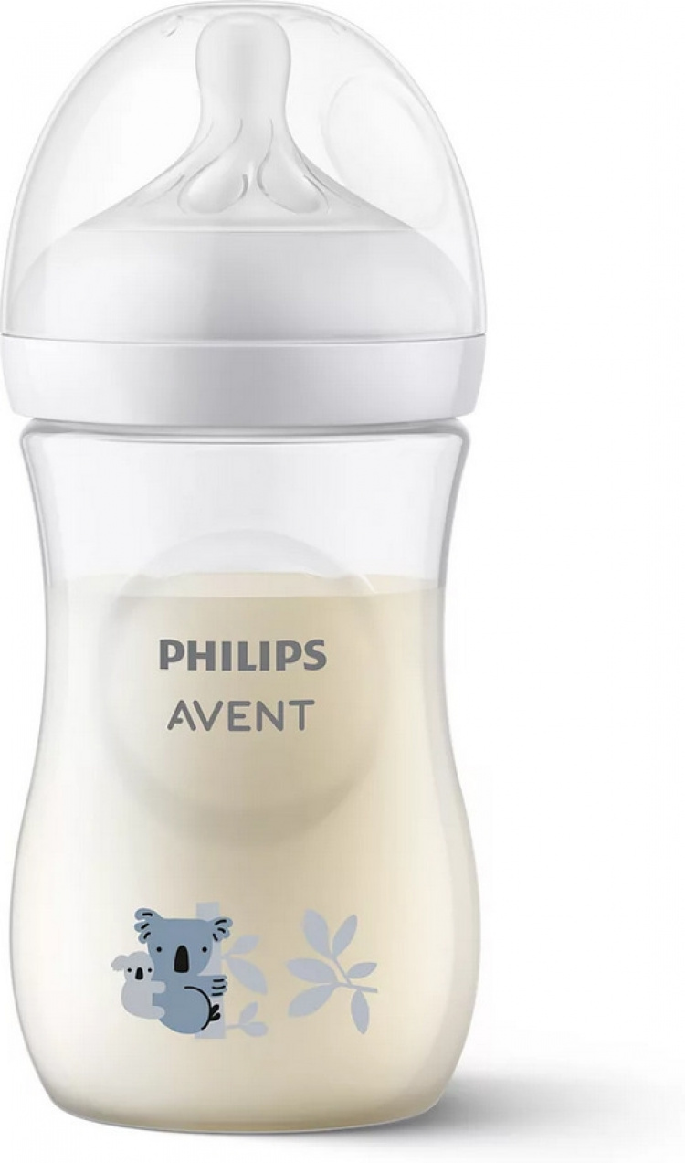 Philips Avent SCY903/67 Natural Response -tuttipullo, 260 ml, koala