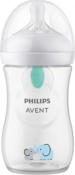 Philips Avent SCY673/81 Natural Response AirFree -tuttipullo, 260 ml, elefantti