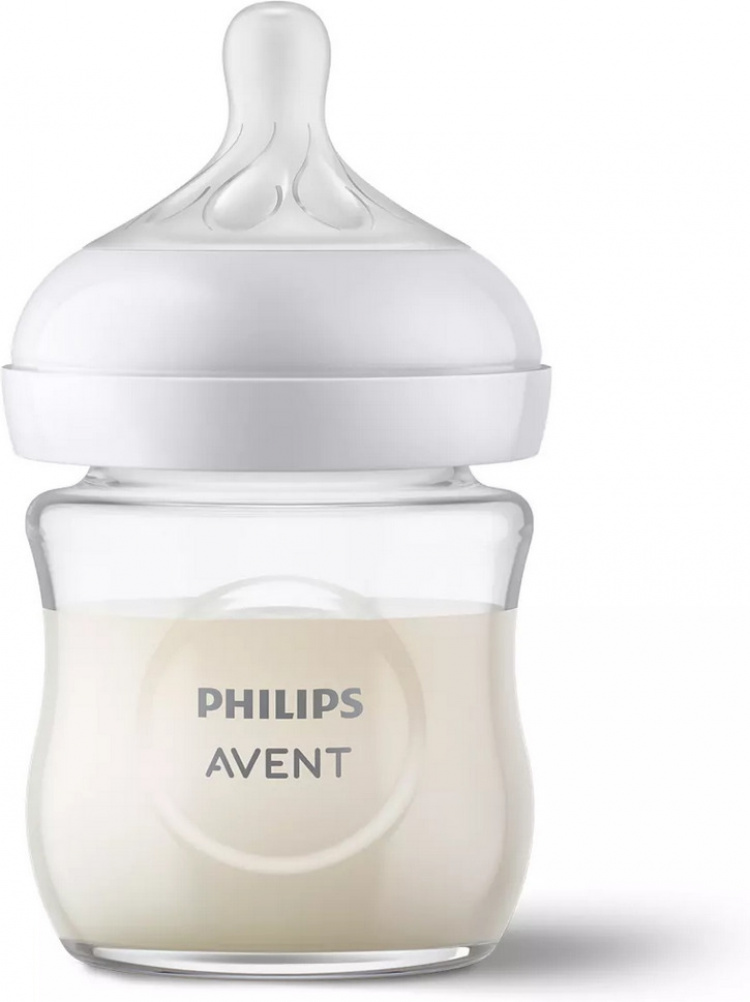 Philips Avent SCY930/01 Natural Response -lasinen tuttipullo, 120 ml Philips Avent SCY930/01 Natural Response -lasinen tuttipullo, 120 ml