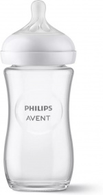 Philips Avent SCY933/01 Natural Response -lasinen tuttipullo, 240 ml Philips Avent SCY933/01 Natural Response -lasinen tuttipullo, 240 ml
