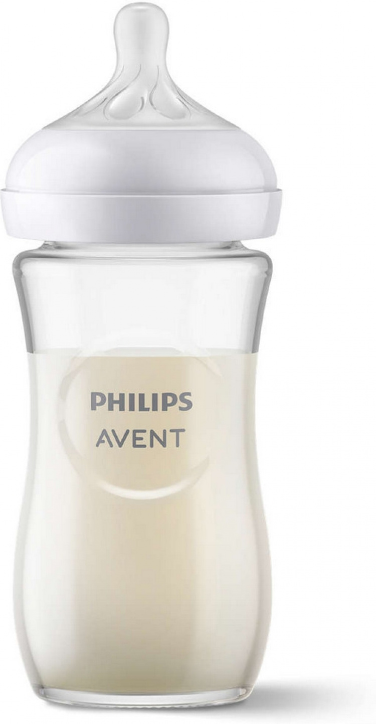 Philips Avent SCY933/01 Natural Response -lasinen tuttipullo, 240 ml Philips Avent SCY933/01 Natural Response -lasinen tuttipullo, 240 ml