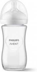 Philips Avent SCY933/01 Natural Response -lasinen tuttipullo, 240 ml Philips Avent SCY933/01 Natural Response -lasinen tuttipullo, 240 ml