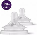 Philips Avent SCY963/02 Natural Response -pullotutti, flow 3, 1 kk+, 2 kpl pakkauksessa