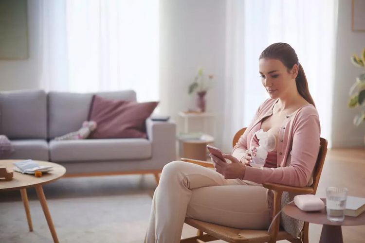 Philips Avent SCF395/31 -rintapumppu, sähkökäyttöinen