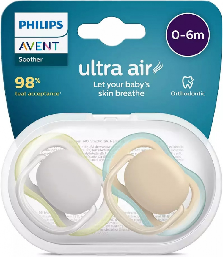 Philips Avent SCF349/01 Ultra Air -tutit 18 kk+, 2 kpl, beige