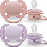 Philips Avent SCF091/31 Ultra Soft -tutit, 0-6 kk, 2 kpl, violetti Philips Avent SCF091/31 Ultra Soft -tutit, 0-6 kk, 2 kpl, violetti