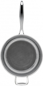 Heirol Pro Steelsafe -wokpannu, ruostumaton teräs + tarttumaton pinnoite, 28 cm
