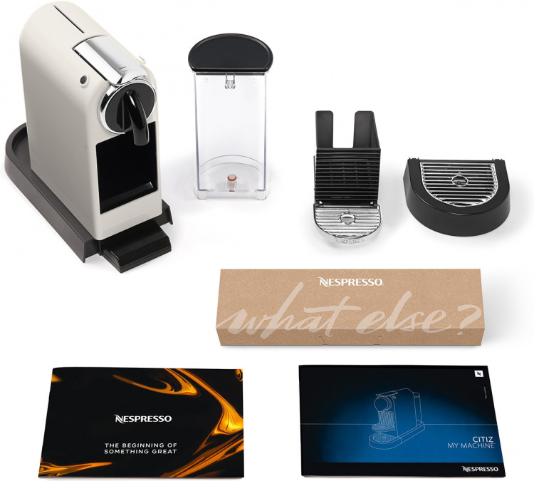 DeLonghi Nespresso Citiz -kapselikeitin, valkoinen DeLonghi Nespresso Citiz -kapselikeitin, valkoinen
