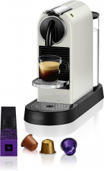 DeLonghi Nespresso Citiz -kapselikeitin, valkoinen DeLonghi Nespresso Citiz -kapselikeitin, valkoinen