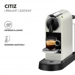 DeLonghi Nespresso Citiz -kapselikeitin, valkoinen DeLonghi Nespresso Citiz -kapselikeitin, valkoinen
