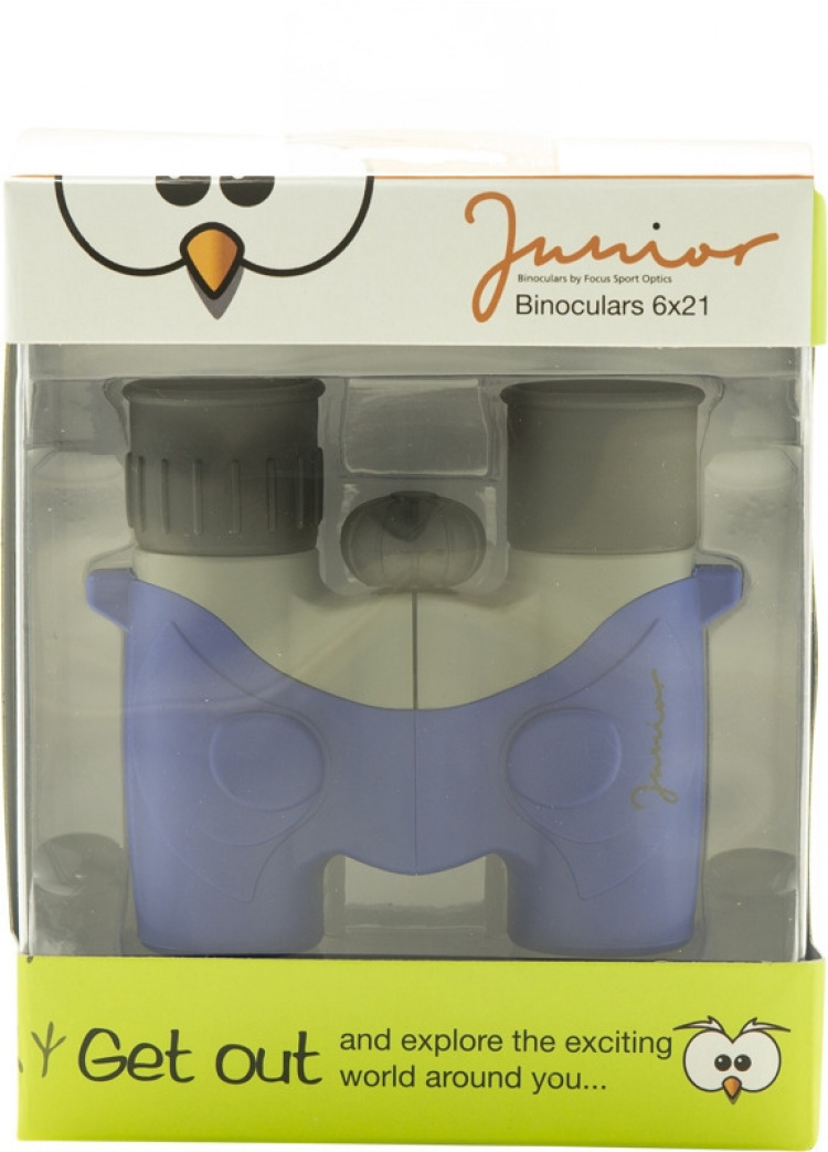Focus Junior 6x21 -lasten kiikarit, siniharmaa Focus Junior 6x21 -lasten kiikarit, siniharmaa