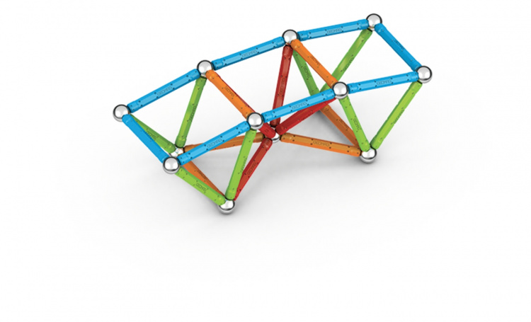 Geomag Supercolor Panels Recycled -magneettirakennussarja, 60 osaa