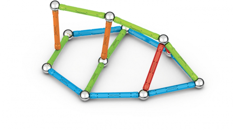 Geomag Supercolor Panels Recycled -magneettirakennussarja, 60 osaa