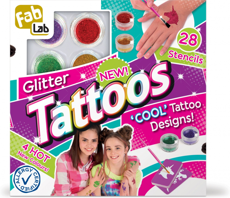 FabLab Glitter Tattoos -tatuointisetti