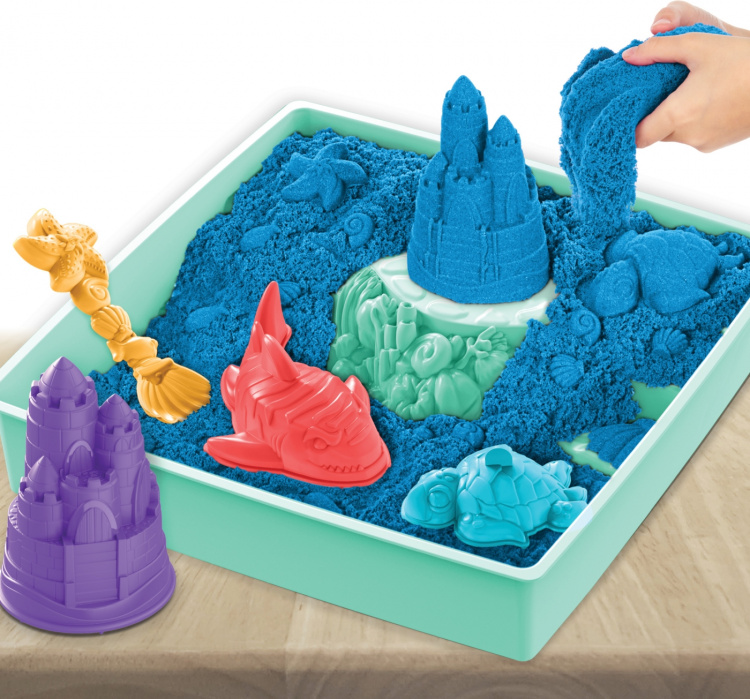 Kinetic Sand hiekkalaatikkosetti, sininen