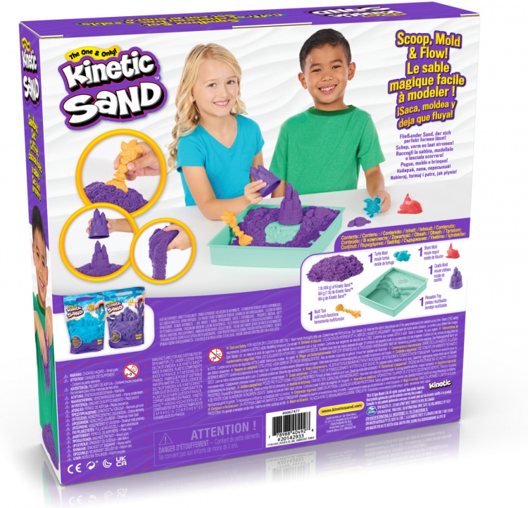 Kinetic Sand hiekkalaatikkosetti, lila