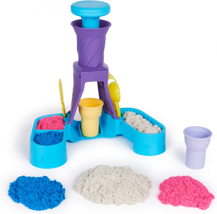 Kinetic Sand Soft Serve Station - jäätelöleikkisetti